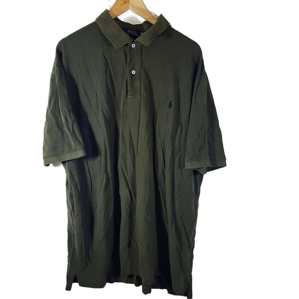 Polo Ralph Lauren Big & Tall Classic Fit Polo Shirt Olive Green 3XLT